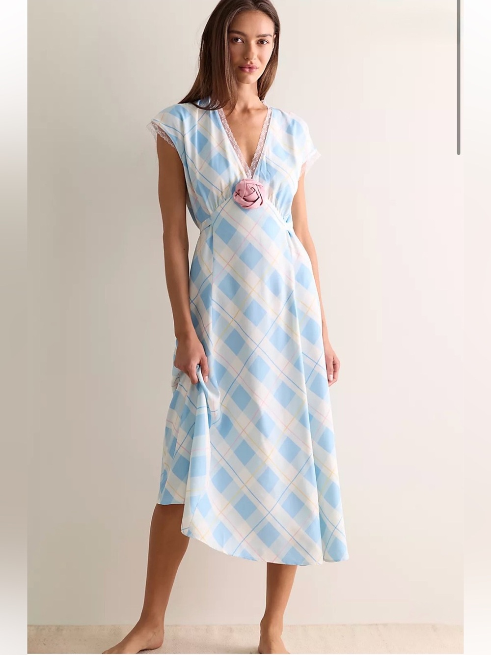 Free People Sleeper Genus Rosa Midi Dress